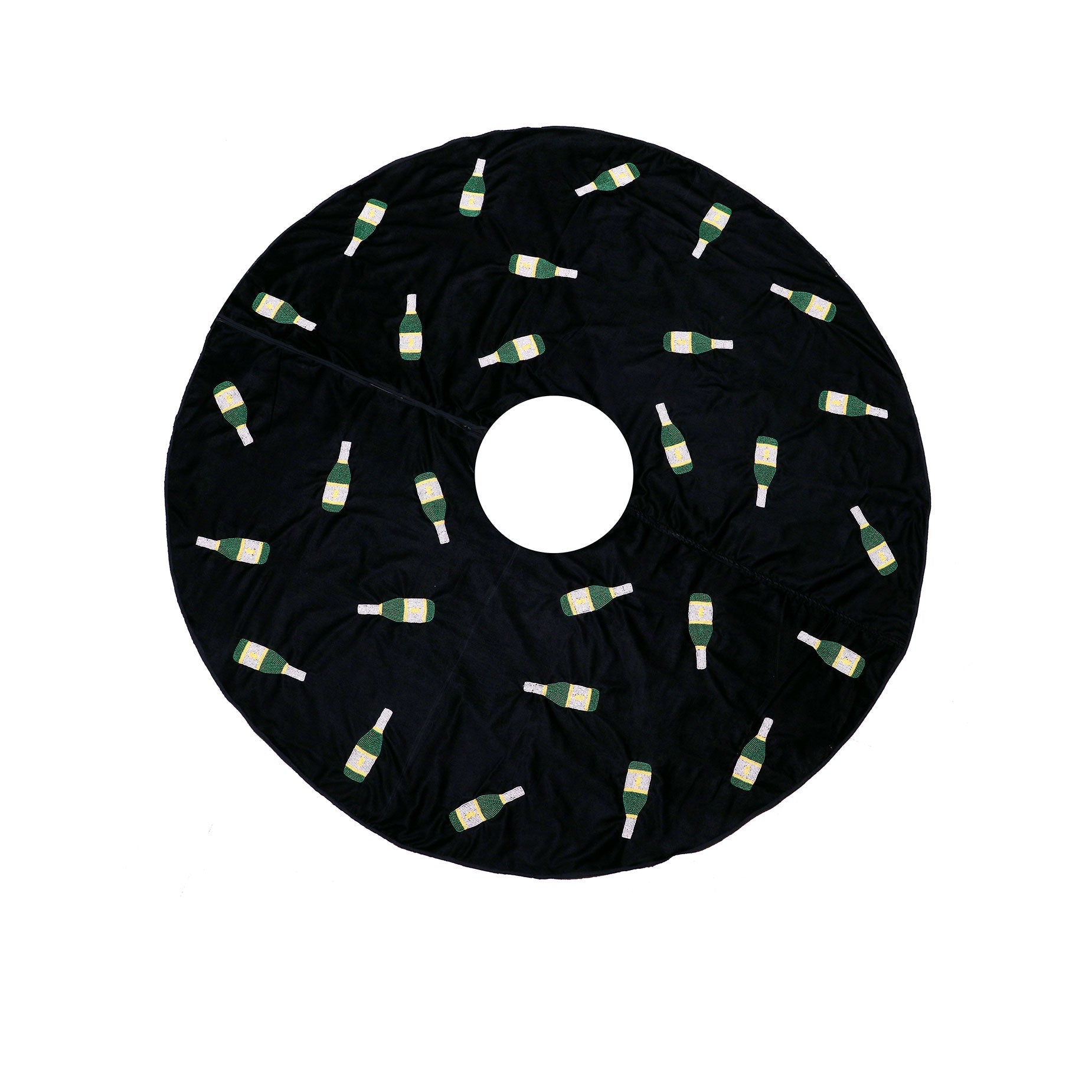Tree Skirt - Champagne Bottles