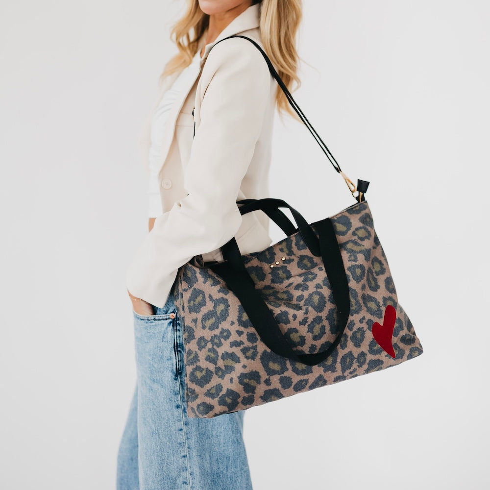 Chelsie Canvas Printed Tote