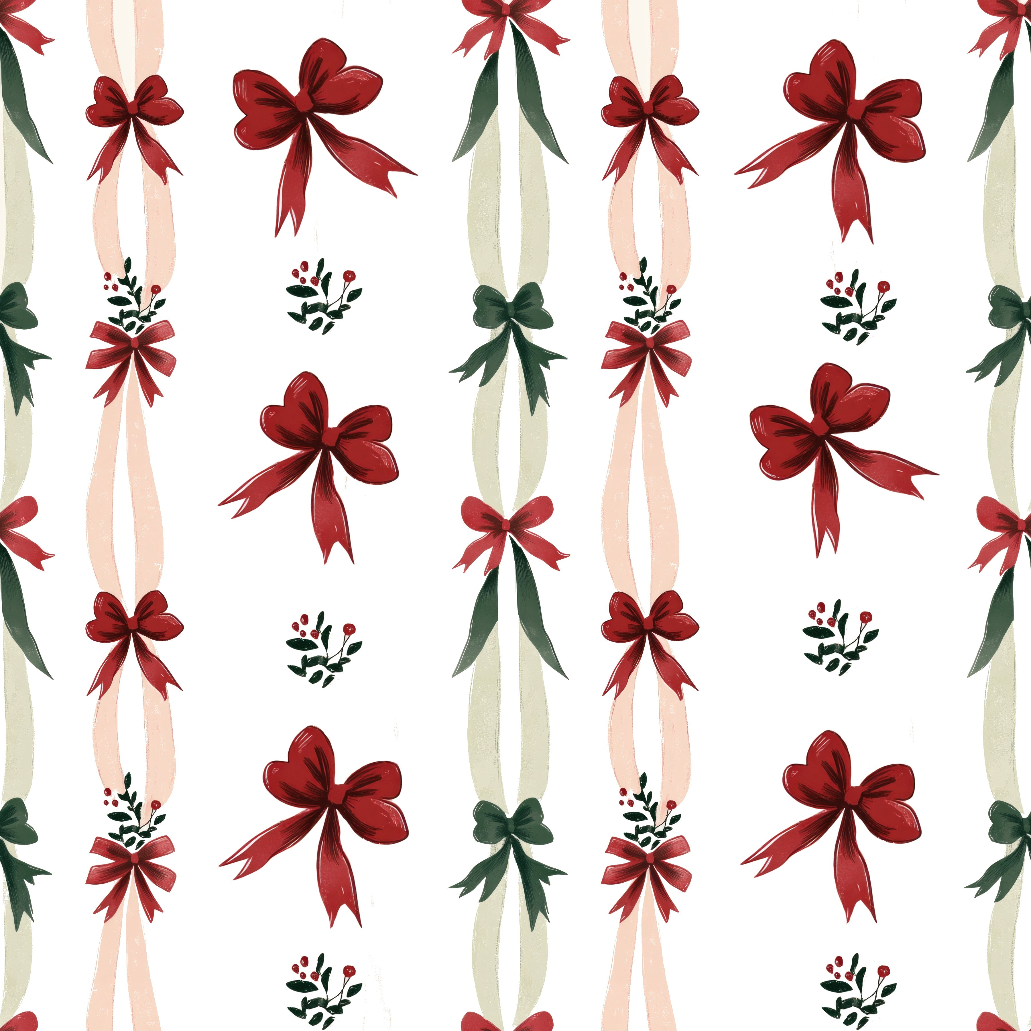 Christmas Bow Lounge Gown