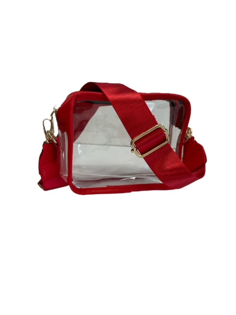 Clear Bag - Red - Bexa Boutique