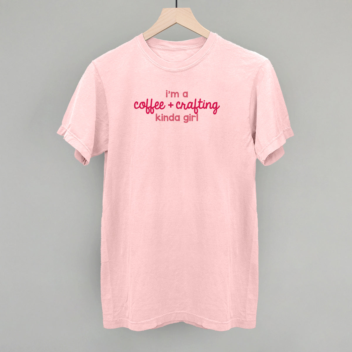 I'm A Coffee + Crafting Kinda Girl - Sweatshirt, White - Bexa Boutique