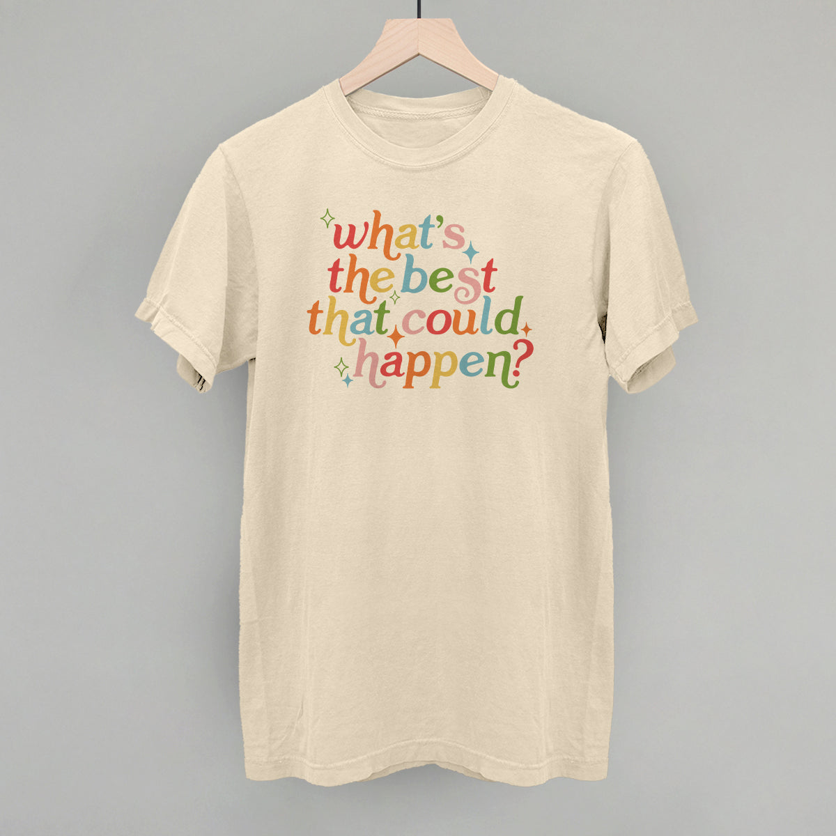 What's The Best That Could Happen - Oversized Corded Crew, White - Bexa Boutique