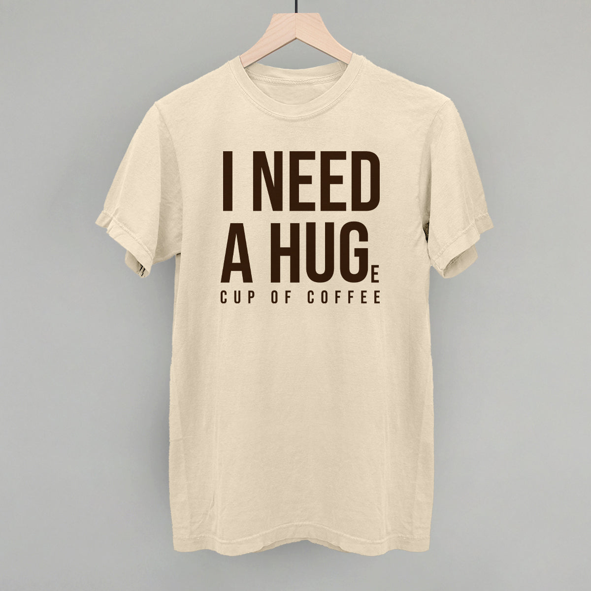 I Need A Hug (Coffee) - Sweatshirt, Oatmeal - Bexa Boutique