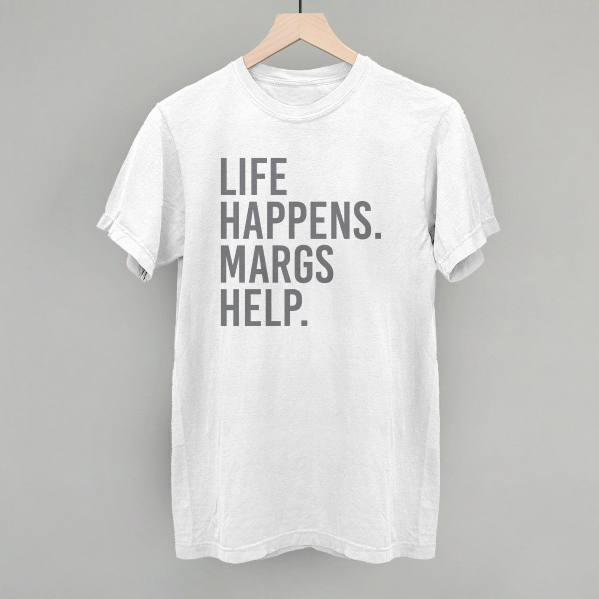 Life Happens Margs Help - Tee, Natural - Bexa Boutique