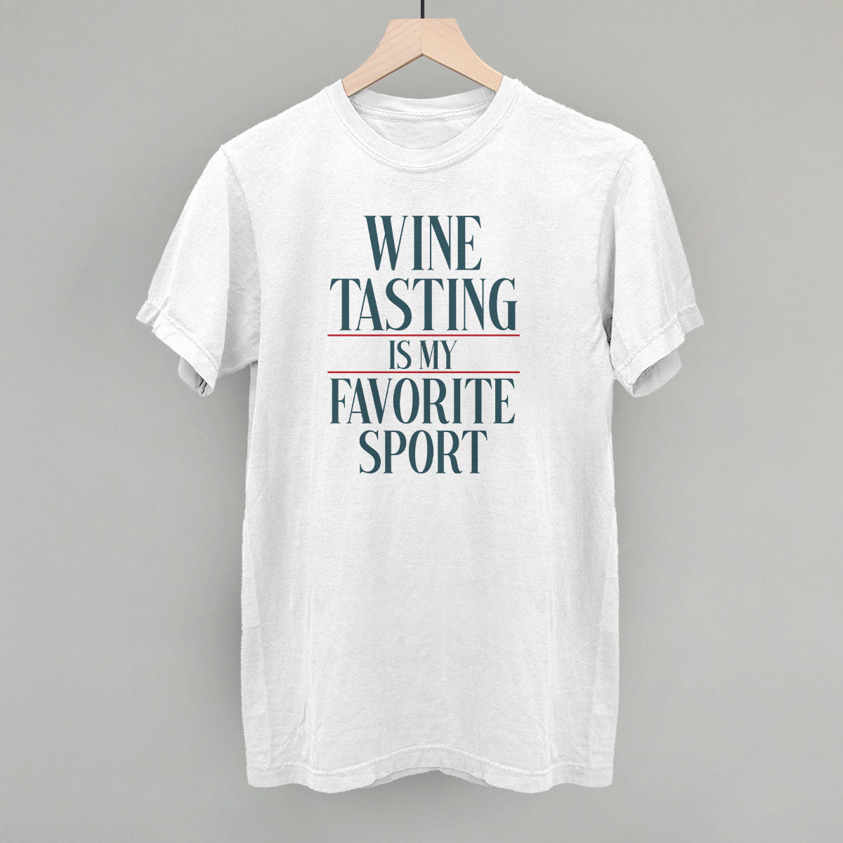 Wine Tasting Is My Favorite Sport - Sweatshirt, Oatmeal - Bexa Boutique