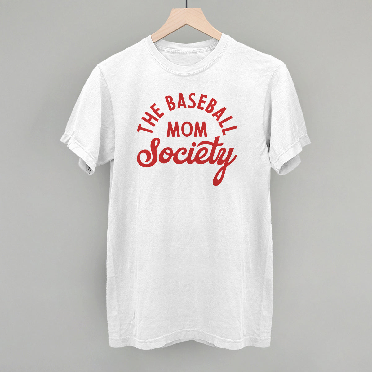 The Baseball Mom Society - Oversized Boxy Crew, Bone - Bexa Boutique