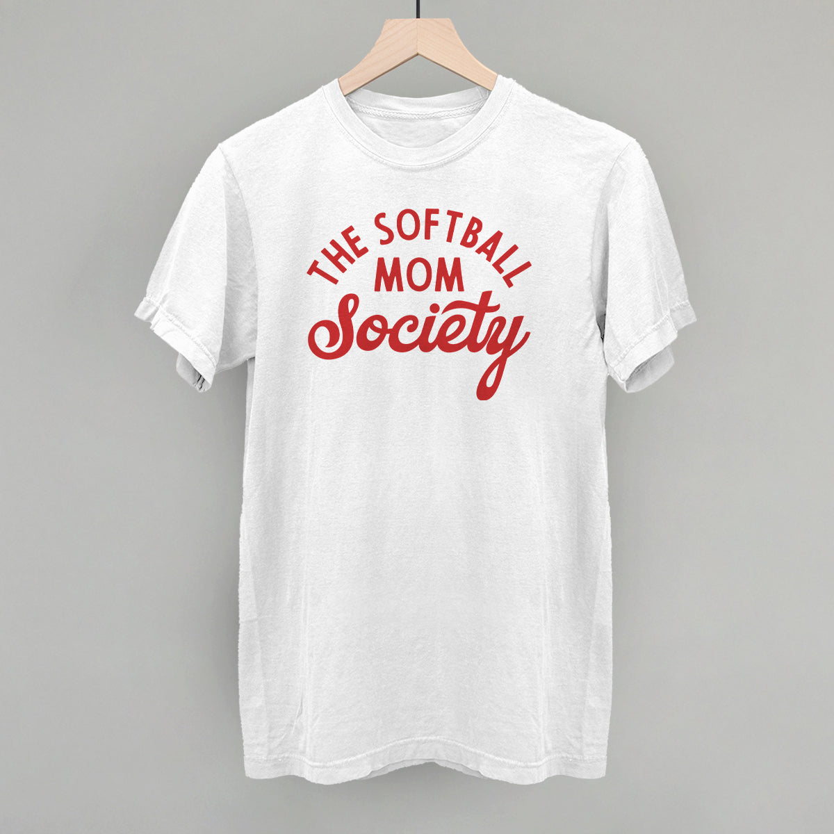 The Softball Mom Society - Sweatshirt, Oatmeal - Bexa Boutique