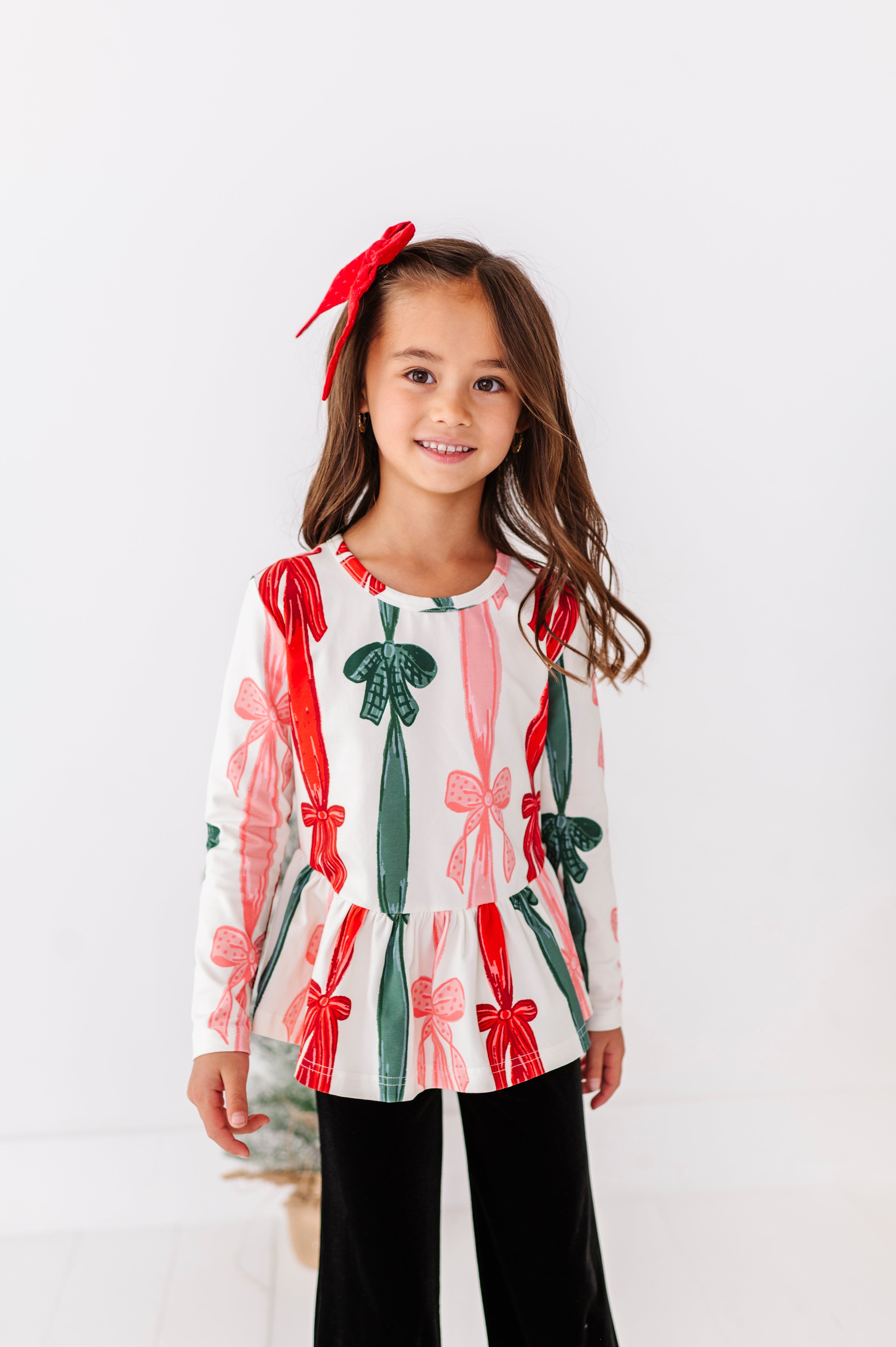 Wrapping Bows Top | PEPLUM￼