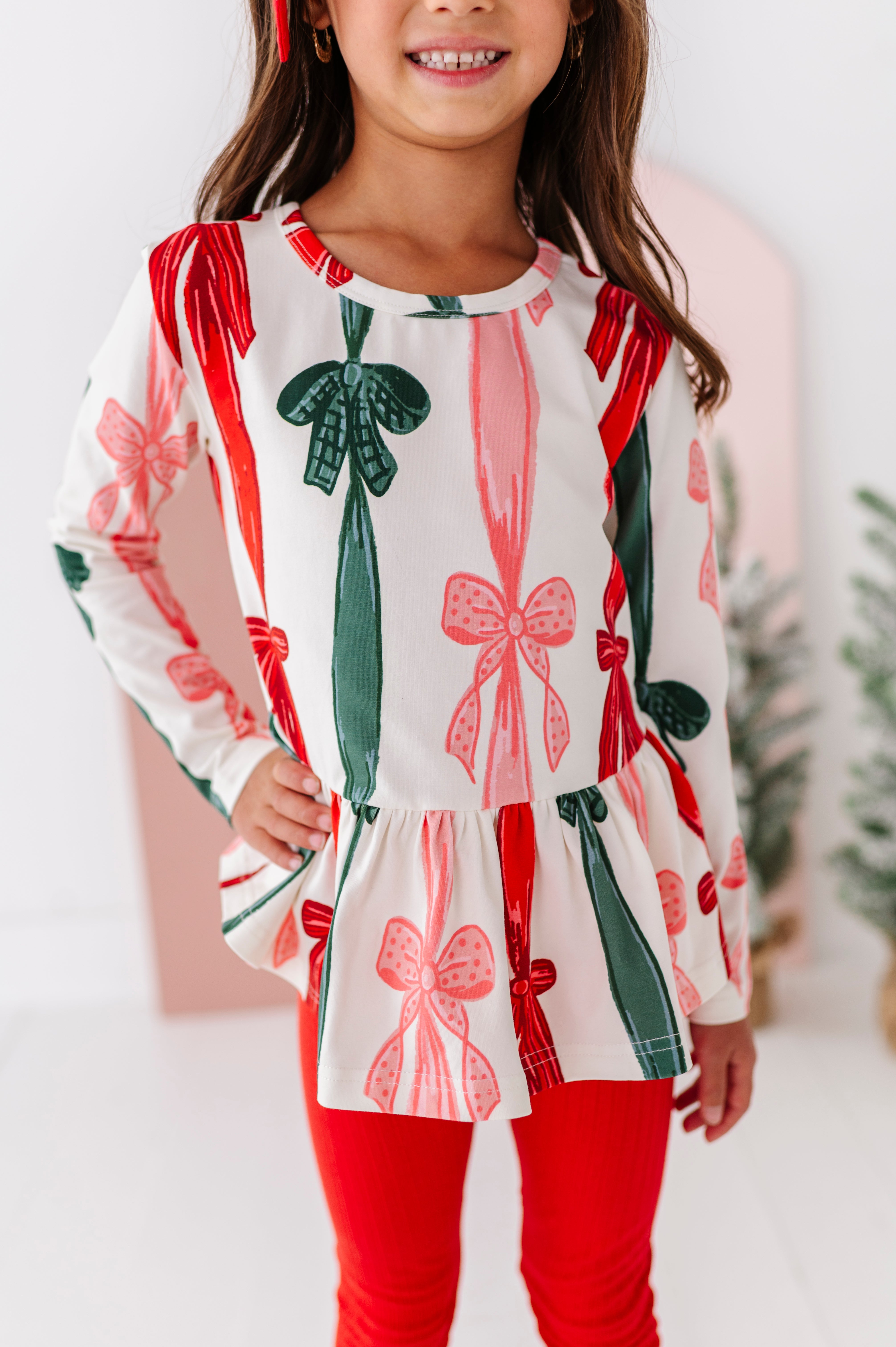 Wrapping Bows Top | PEPLUM￼