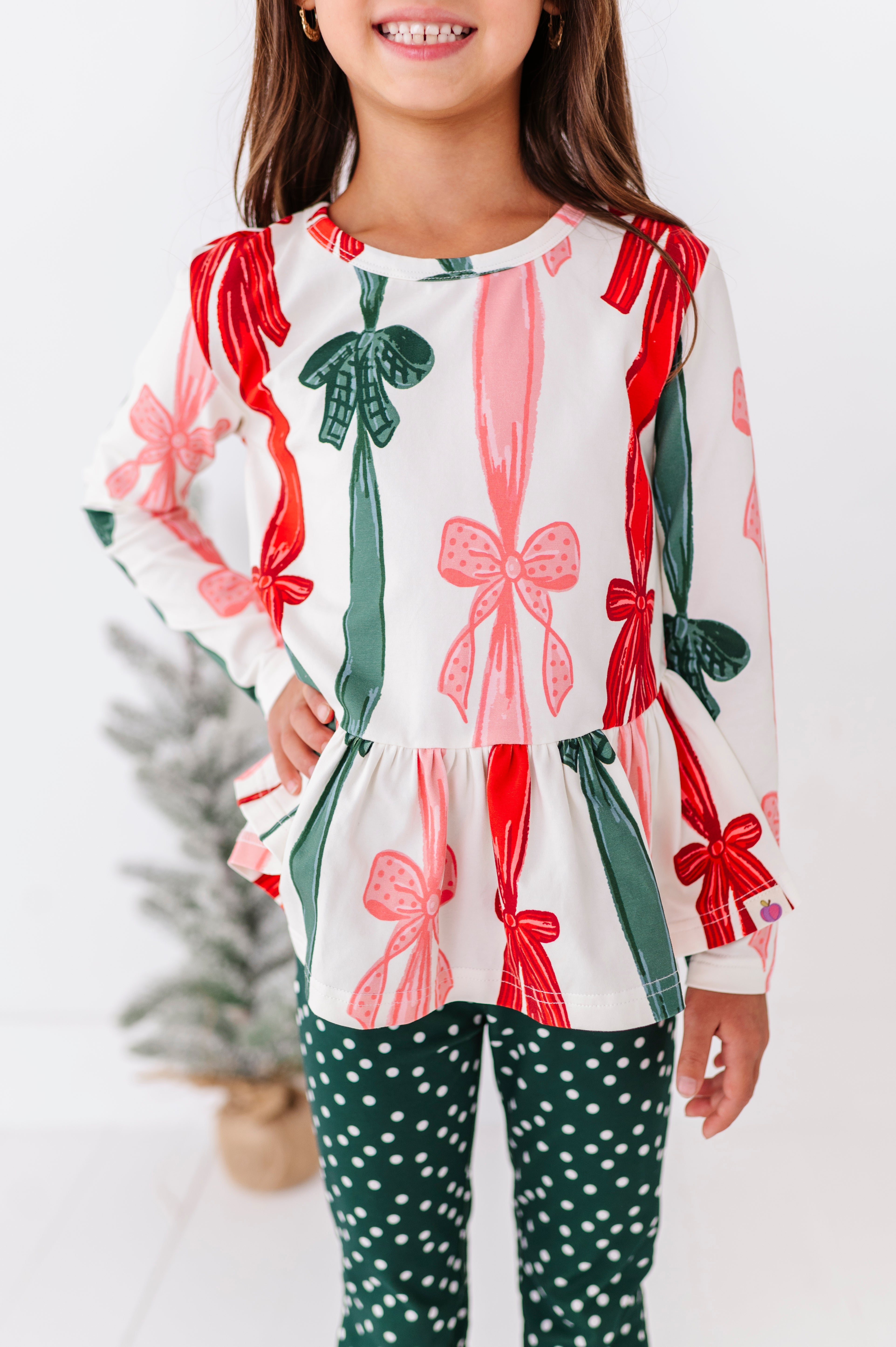 Wrapping Bows Top | PEPLUM￼