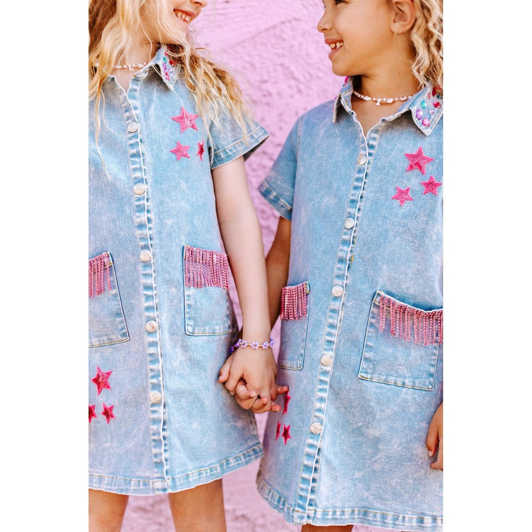 Dolly Denim Dress (PREORDER)