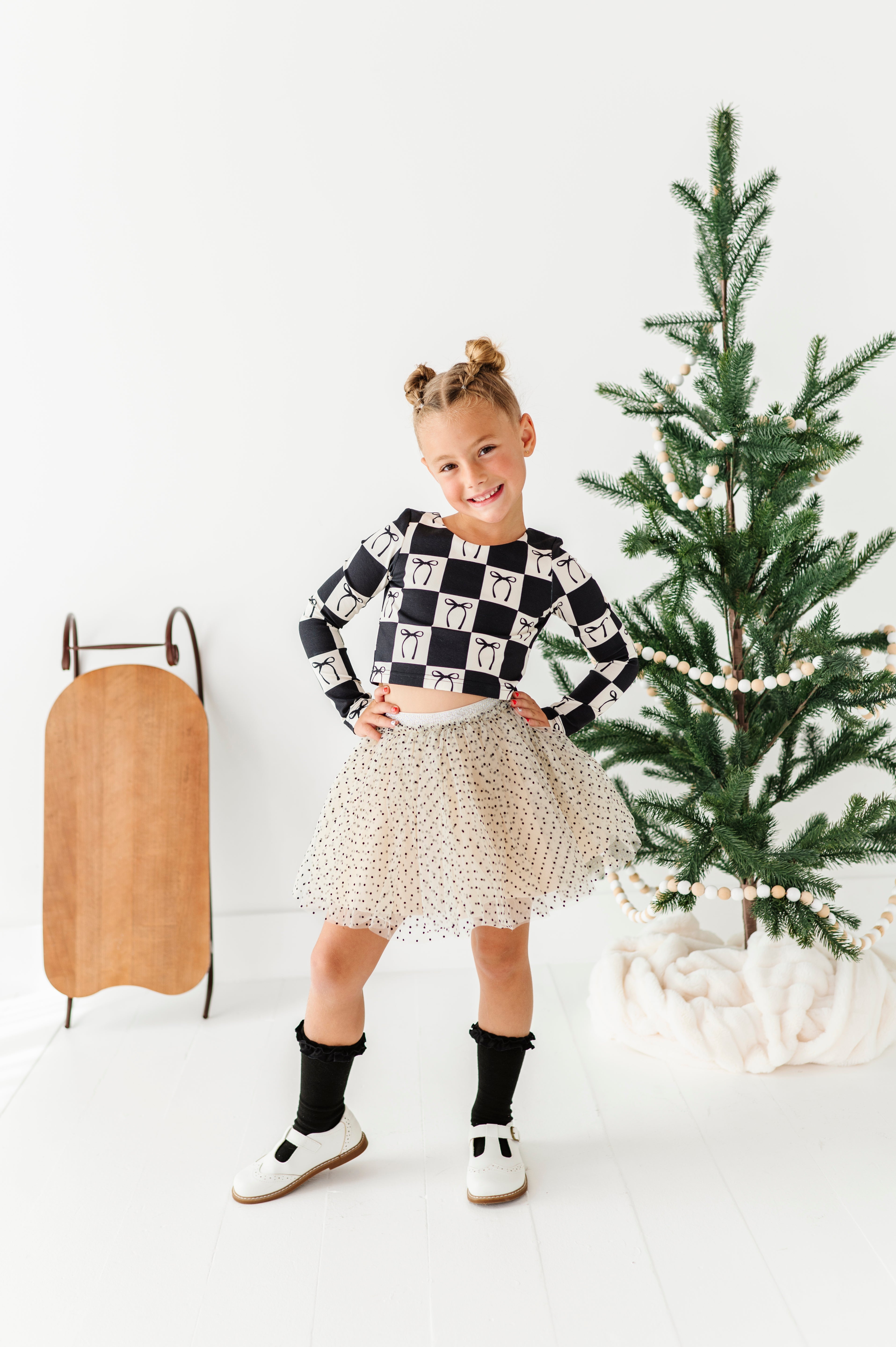 Cream + Dottie Skort | MESH Skort