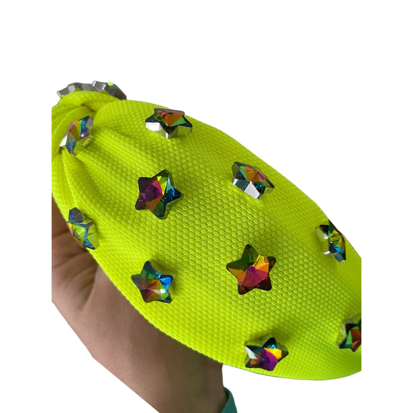 Bright Green Star Headband