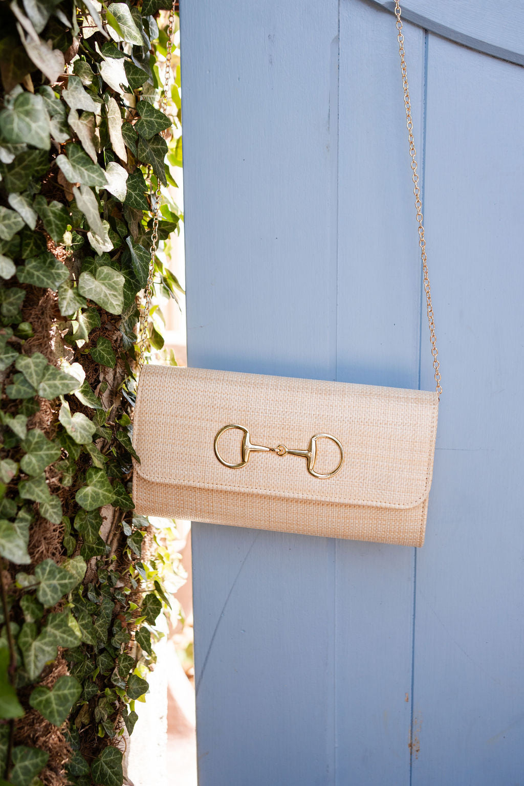Avery Clutch Straw - Charm - Bexa Boutique