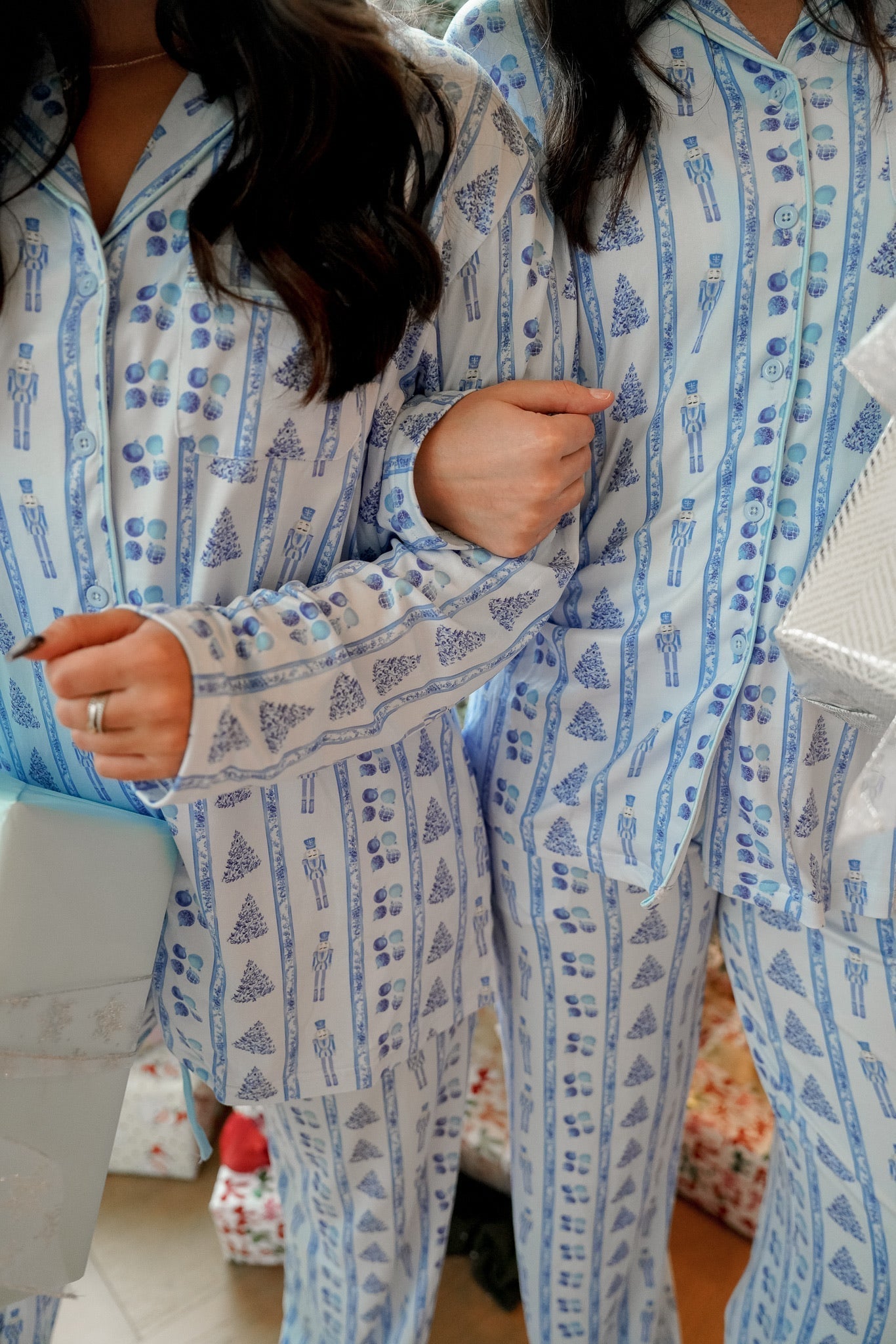 Blue Christmas - Long Pajama Set - Bexa Boutique