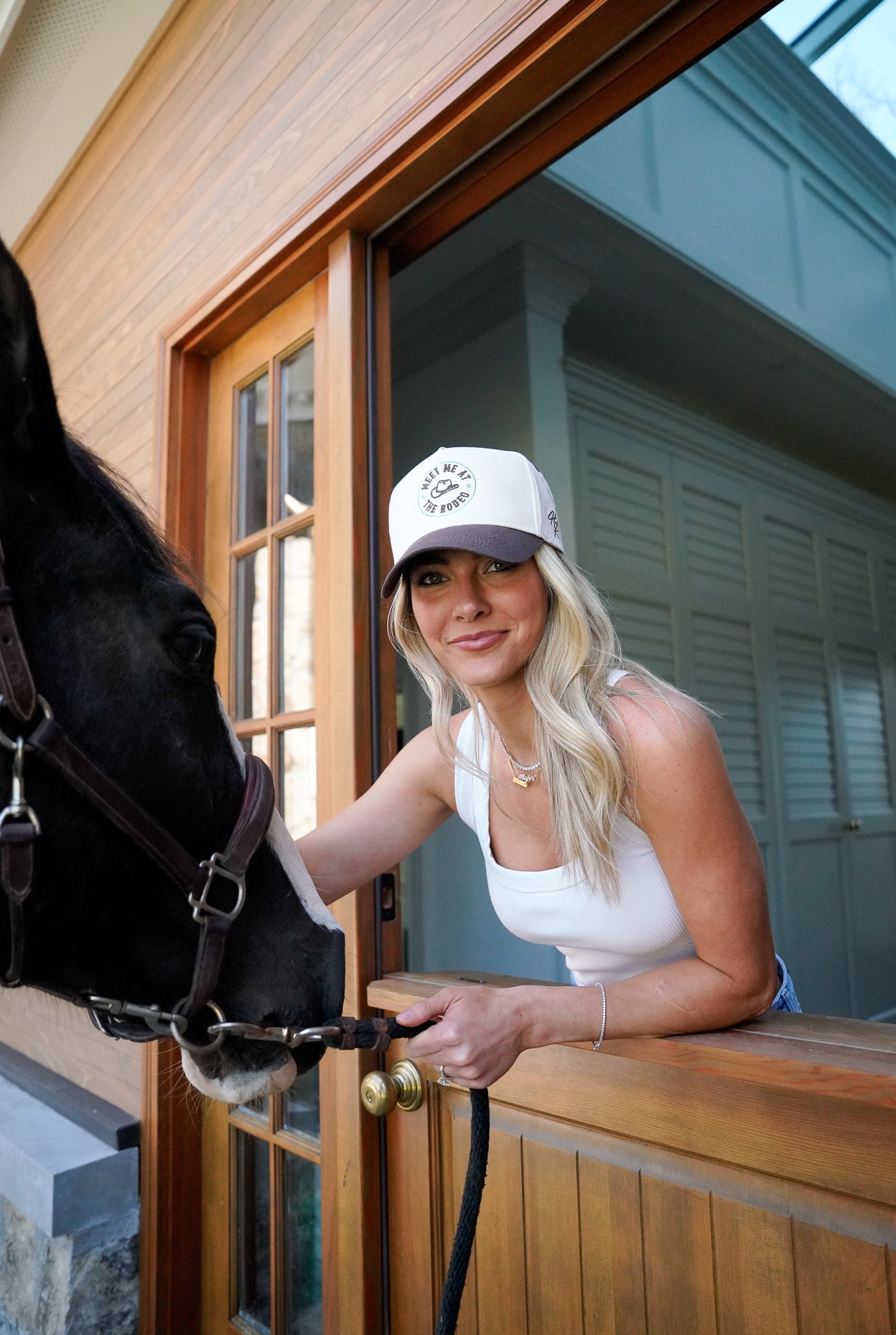 Meet me at the Rodeo - Brown Vintage Trucker Hat - Bexa Boutique