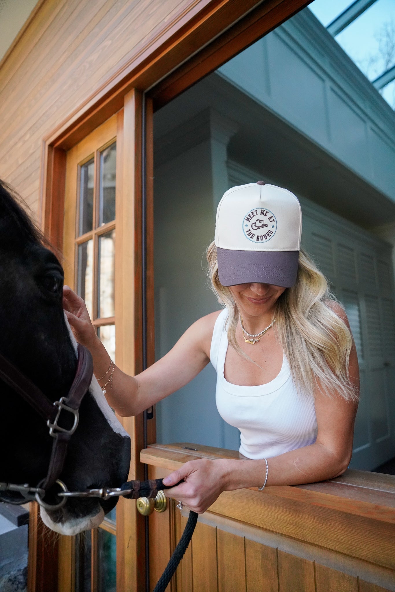 Meet me at the Rodeo - Brown Vintage Trucker Hat - Bexa Boutique
