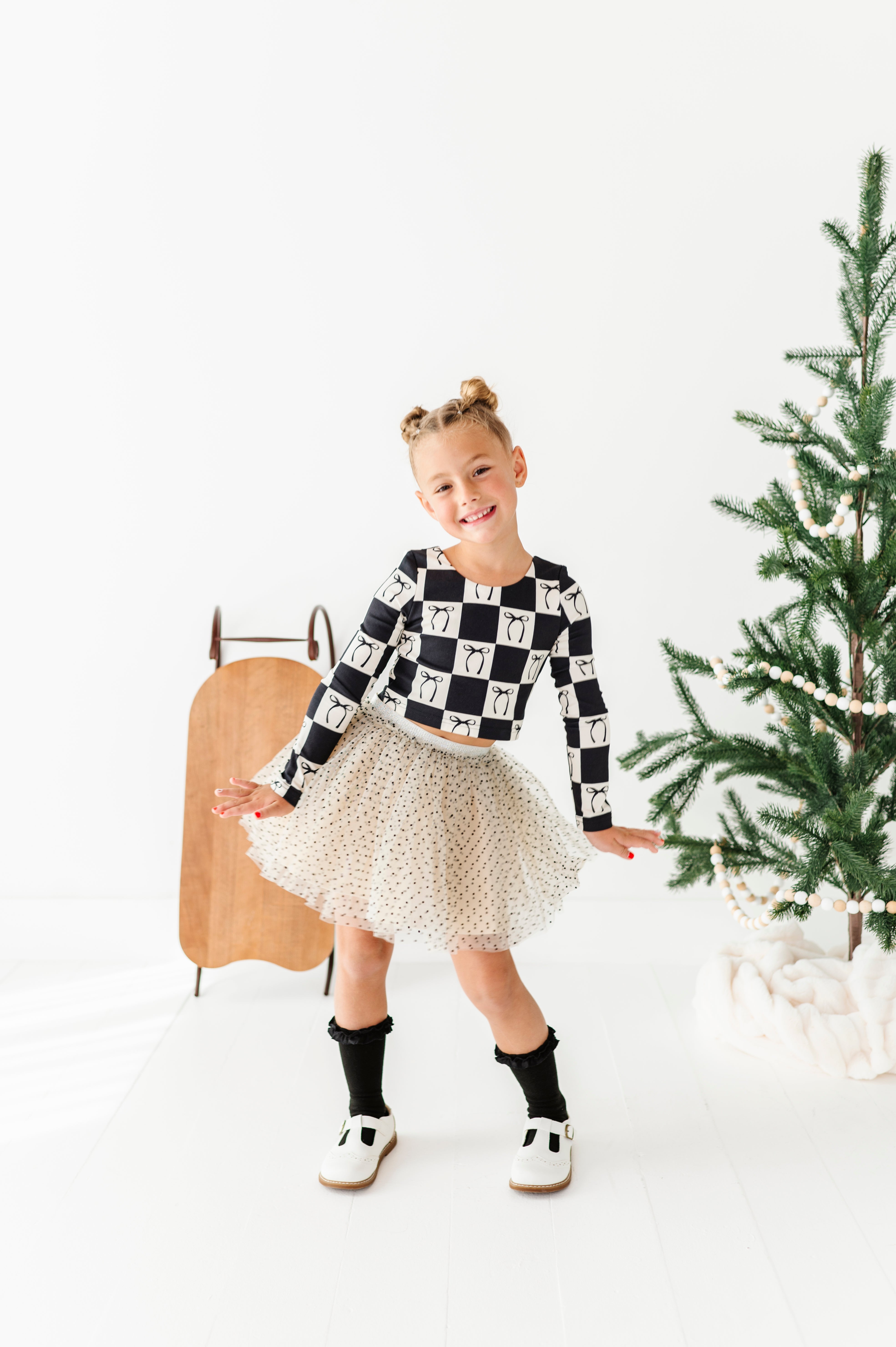 Cream + Dottie Skort | MESH Skort