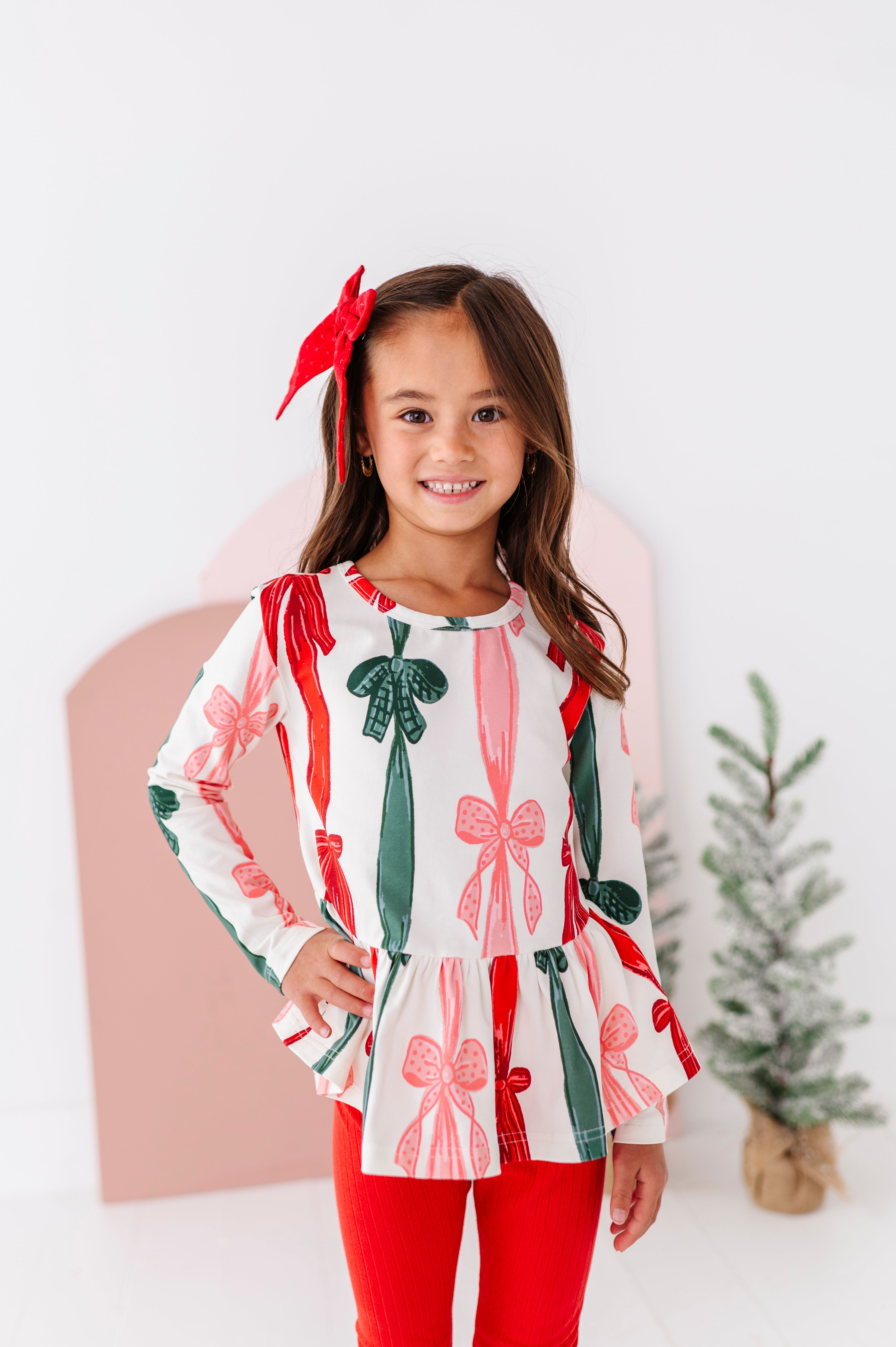 Wrapping Bows Top | PEPLUM￼