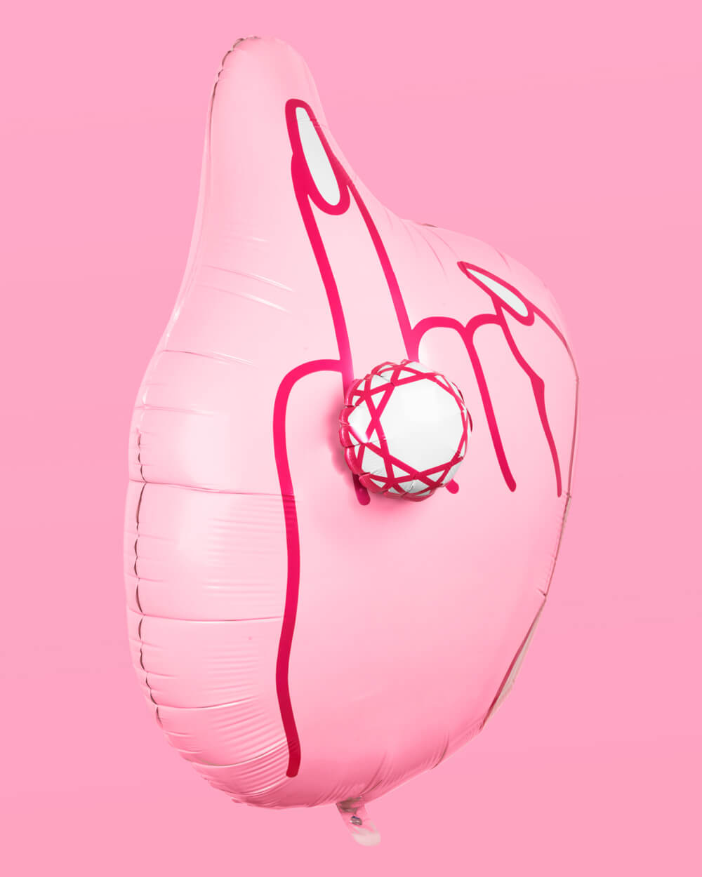 Bling Ring Basics - foam finger + balloon