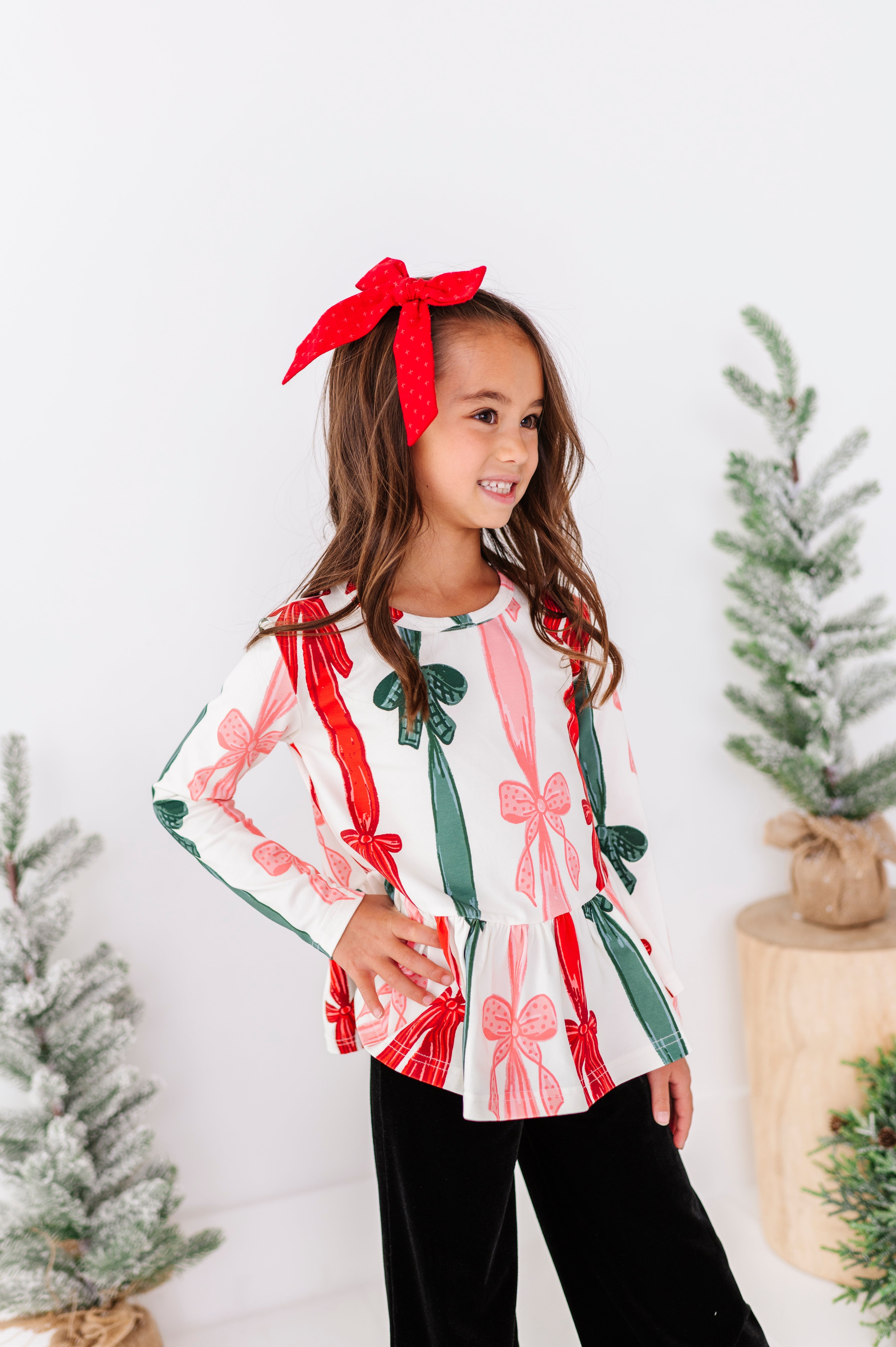 Wrapping Bows Top | PEPLUM￼