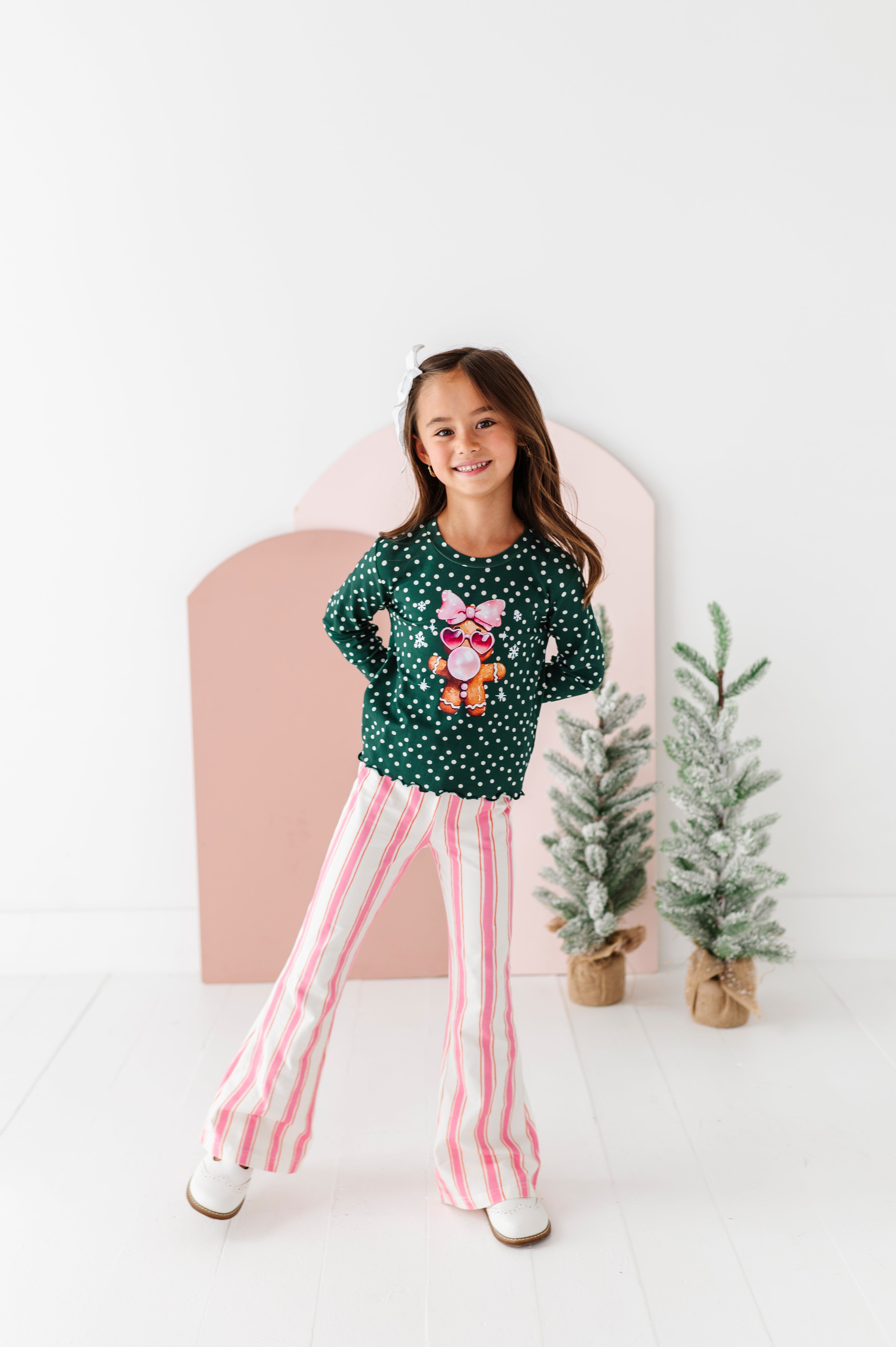 Bubblegum Gingerbread Top| Bamboo Long Sleeve