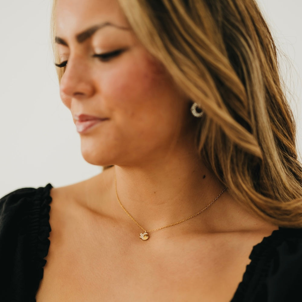 Goldie Fish Necklace - WATERPROOF - Bexa Boutique