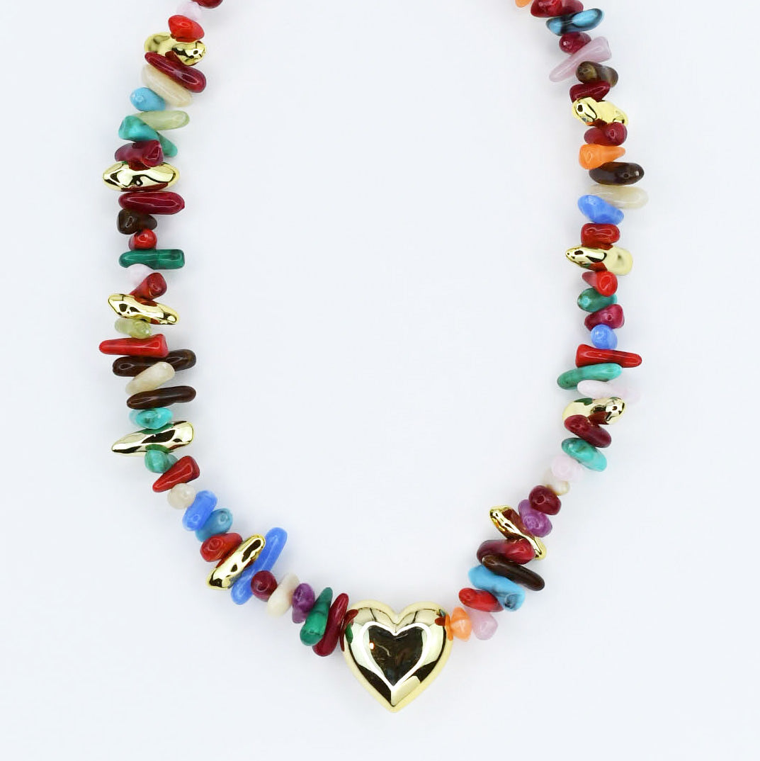 Happy Little Things Heart Necklace