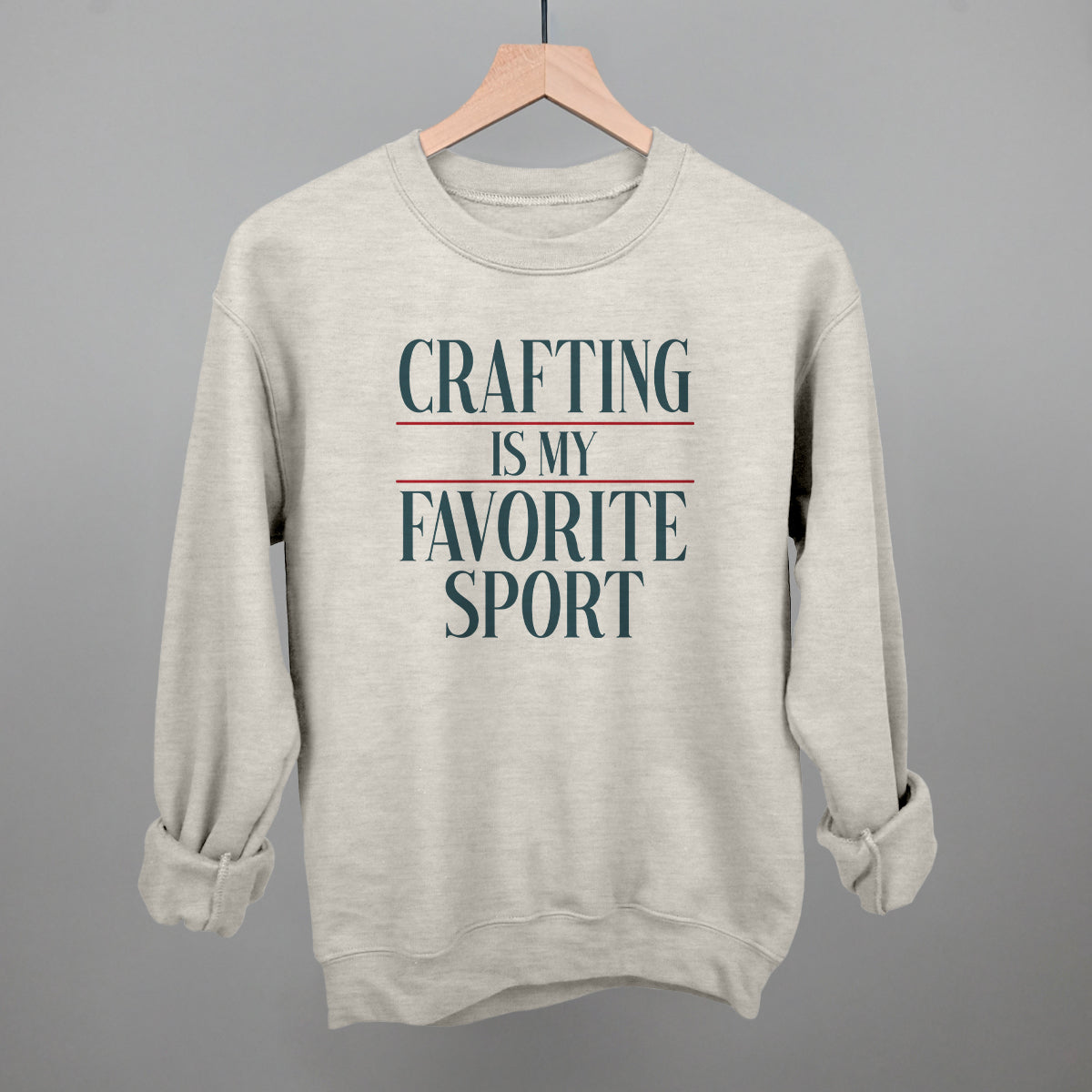 Crafting Is My Favorite Sport - Oversized Terry Poncho, Tapioca - Bexa Boutique