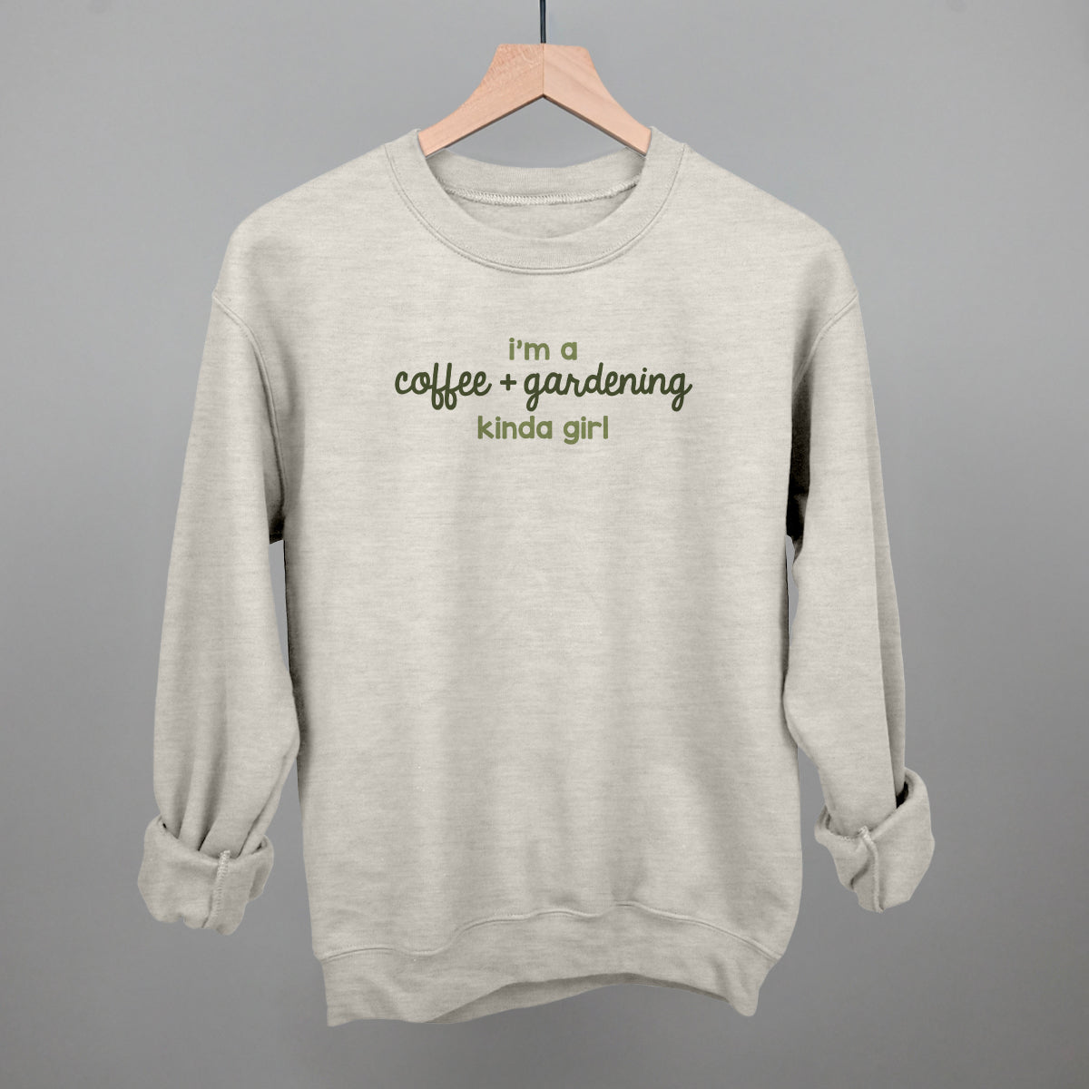 I'm A Coffee + Gardening Kinda Girl - Tee, Natural - Bexa Boutique