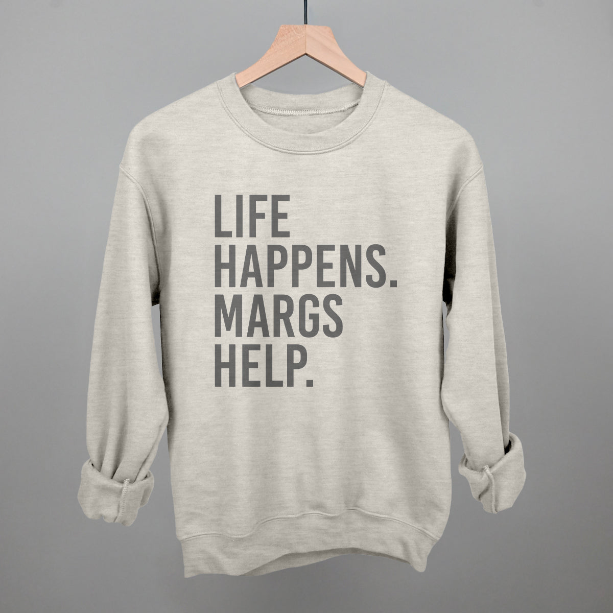 Life Happens Margs Help - Tee, Natural - Bexa Boutique