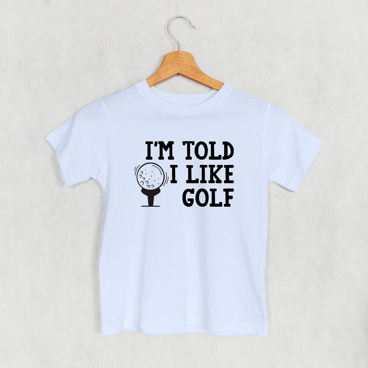 I'm Told I Like Golf (Kids) - Toddler Tee, Heather - Bexa Boutique