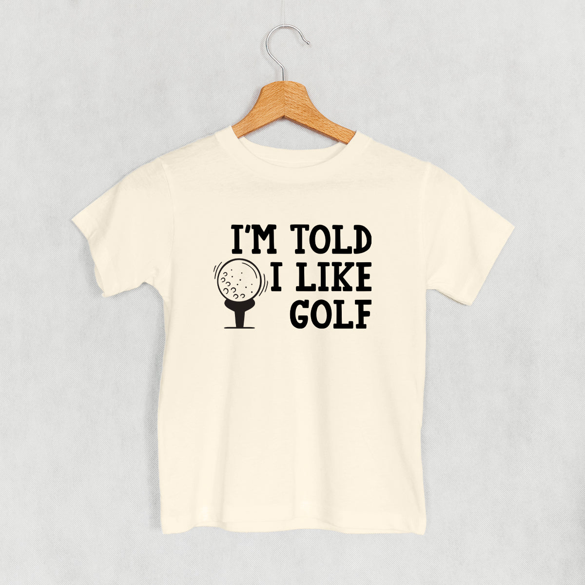 I'm Told I Like Golf (Kids) - Toddler Tee, Heather - Bexa Boutique