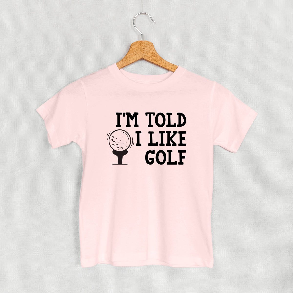I'm Told I Like Golf (Kids) - Toddler Tee, Heather - Bexa Boutique