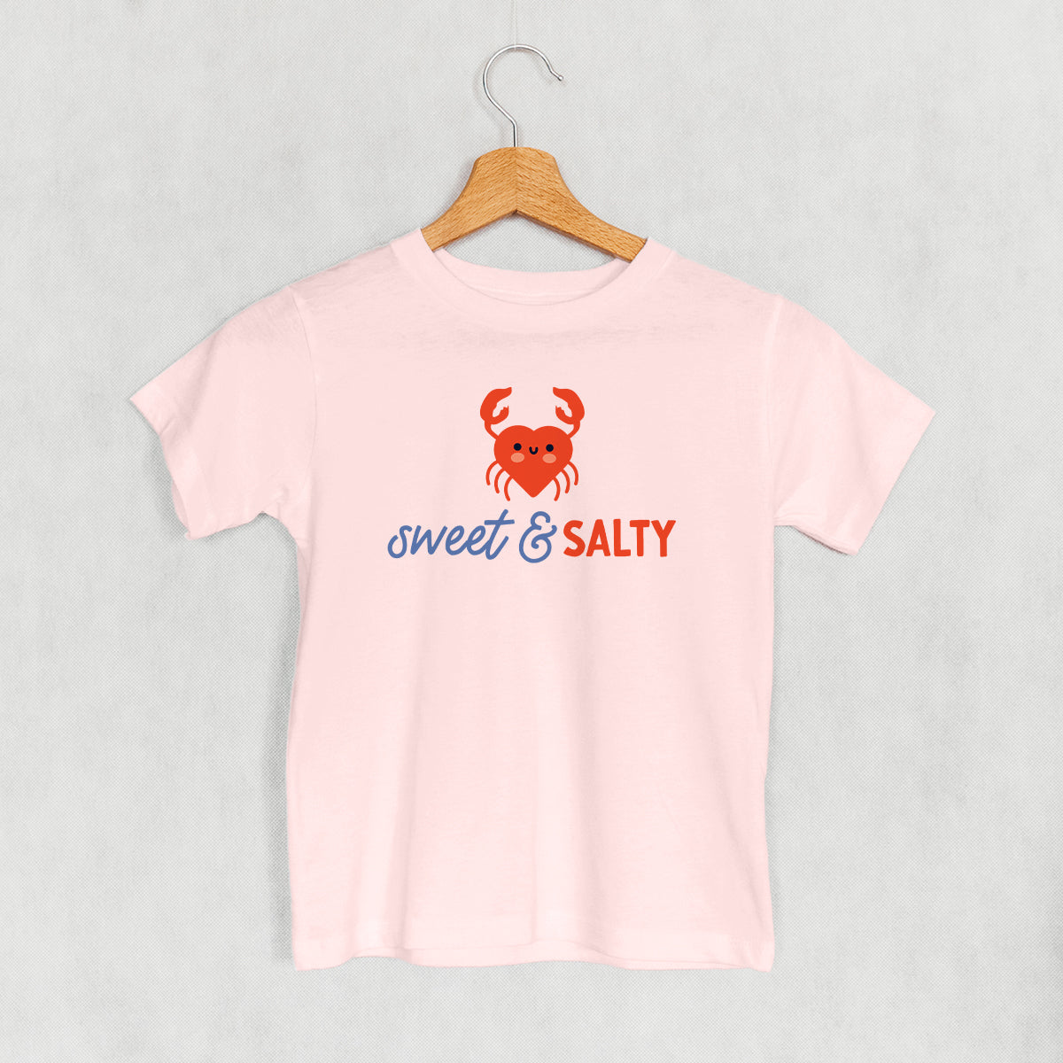 Sweet & Salty Crab (Kids) - Toddler Tee, Natural - Bexa Boutique
