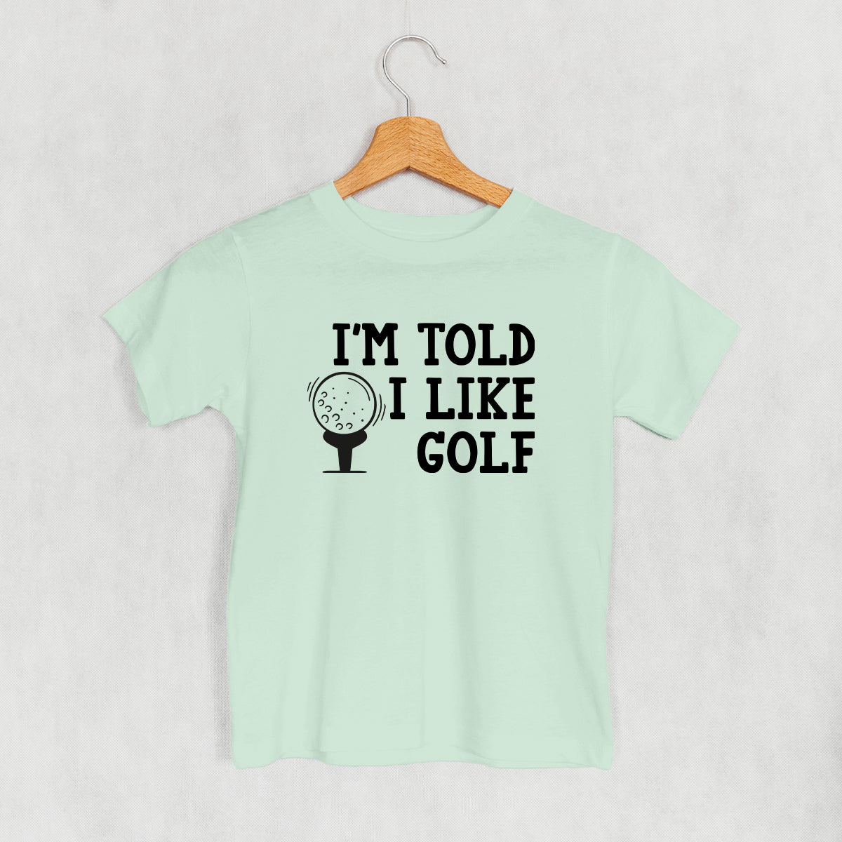 I'm Told I Like Golf (Kids) - Toddler Tee, Heather - Bexa Boutique