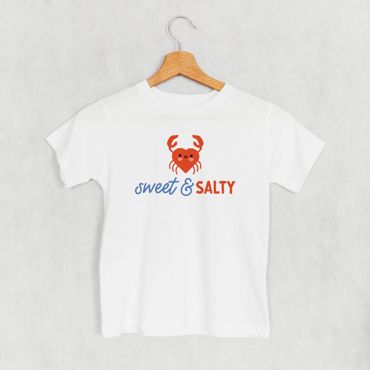 Sweet & Salty Crab (Kids) - Toddler Tee, Natural - Bexa Boutique
