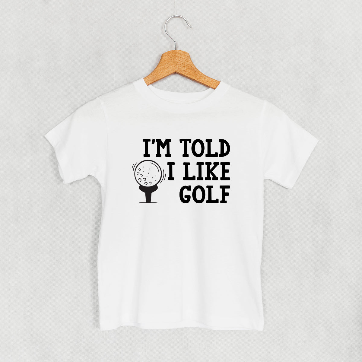I'm Told I Like Golf (Kids) - Toddler Tee, Heather - Bexa Boutique