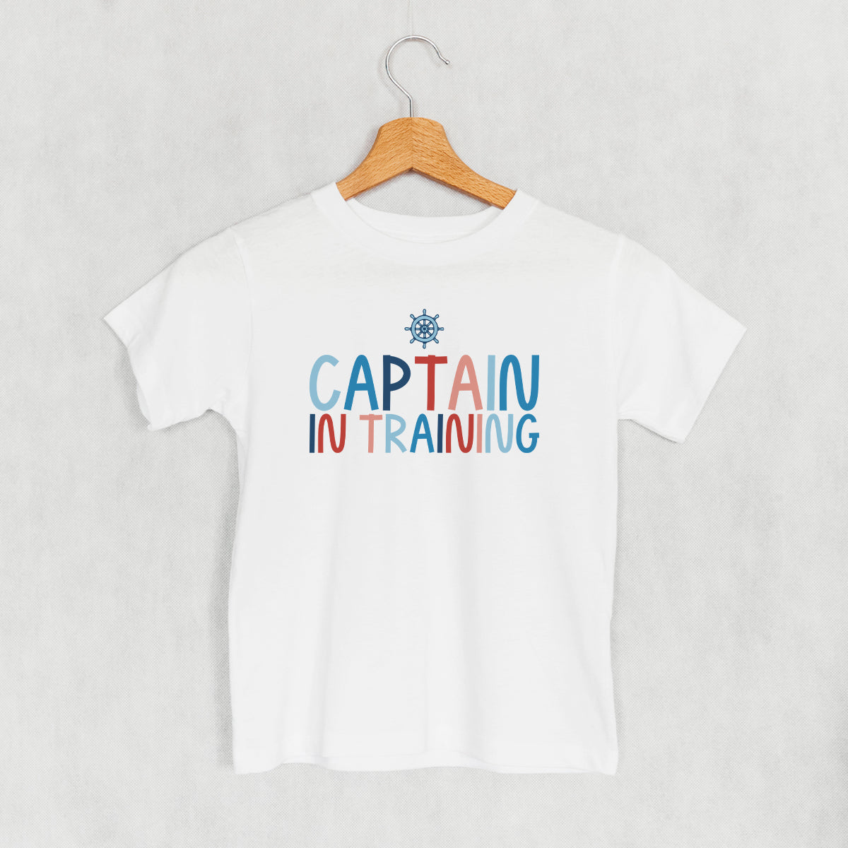 Captain In Training (Kids) - Toddler Tee, Natural - Bexa Boutique