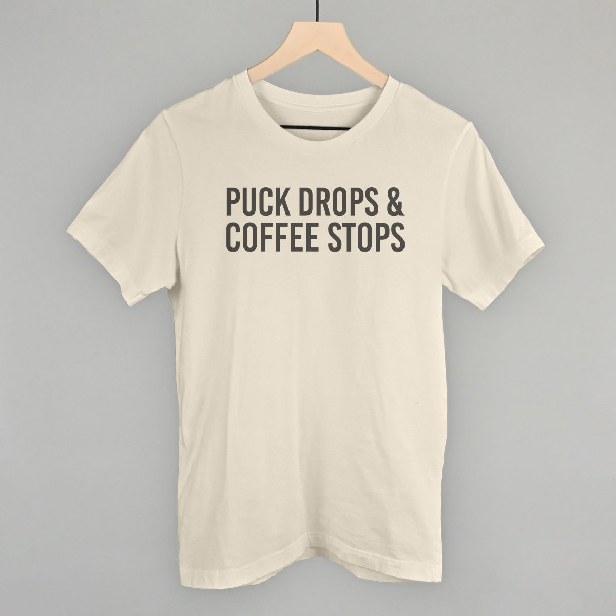 Puck Drops & Coffee Stops - Oversized Boxy Crew, Nantucket Breeze - Bexa Boutique