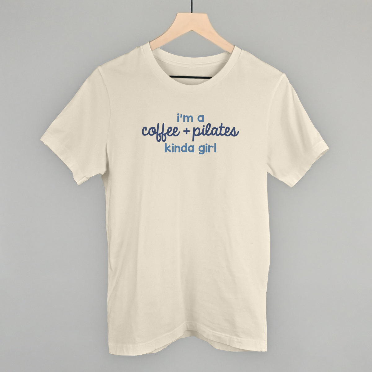 I'm A Coffee + Pilates Kinda Girl - Oversized Terry Poncho, Nantucket Breeze - Bexa Boutique