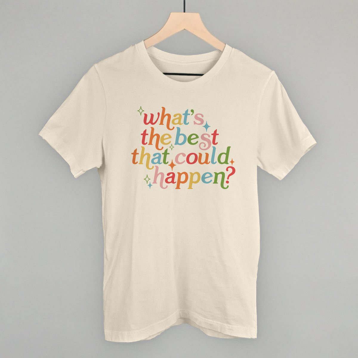 What's The Best That Could Happen - Oversized Corded Crew, White - Bexa Boutique