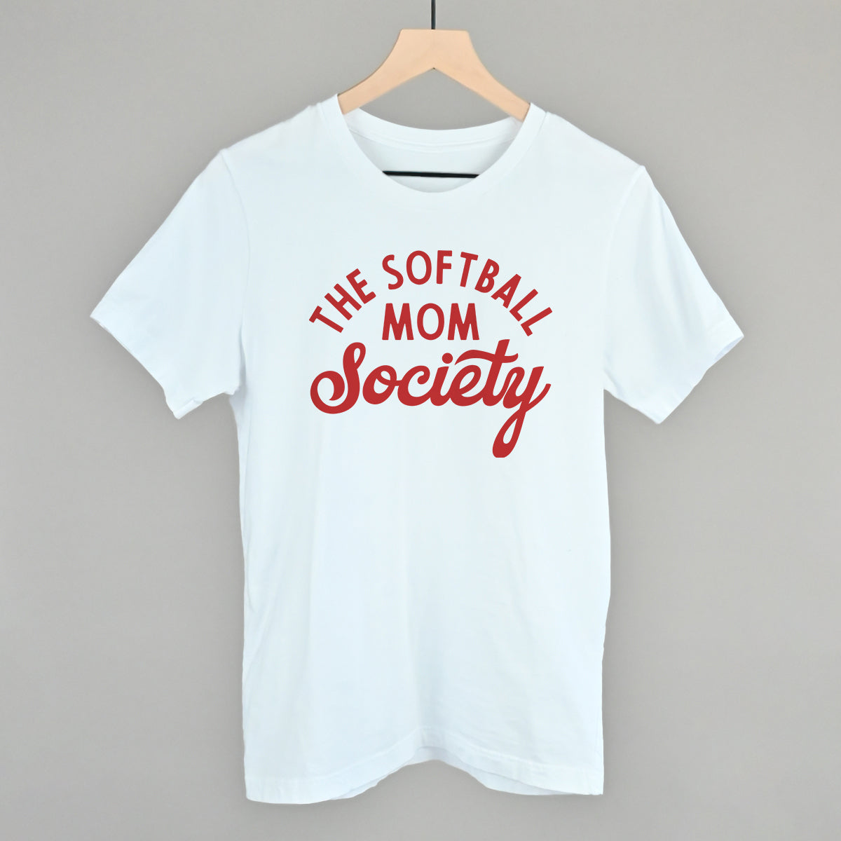 The Softball Mom Society - Sweatshirt, Oatmeal - Bexa Boutique