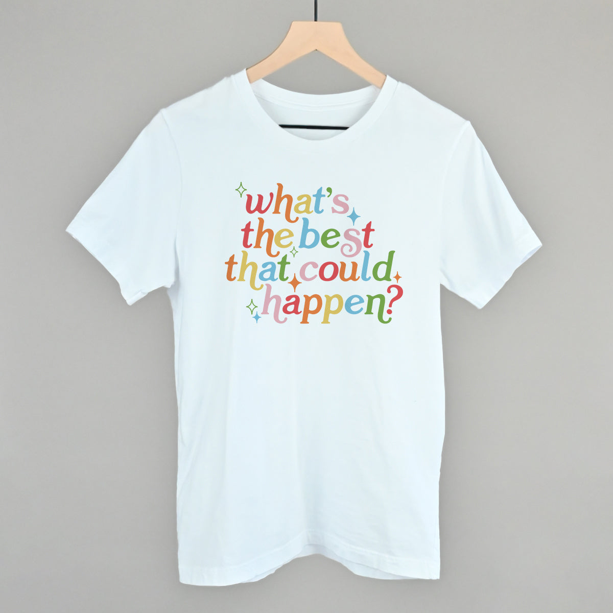 What's The Best That Could Happen - Oversized Corded Crew, White - Bexa Boutique