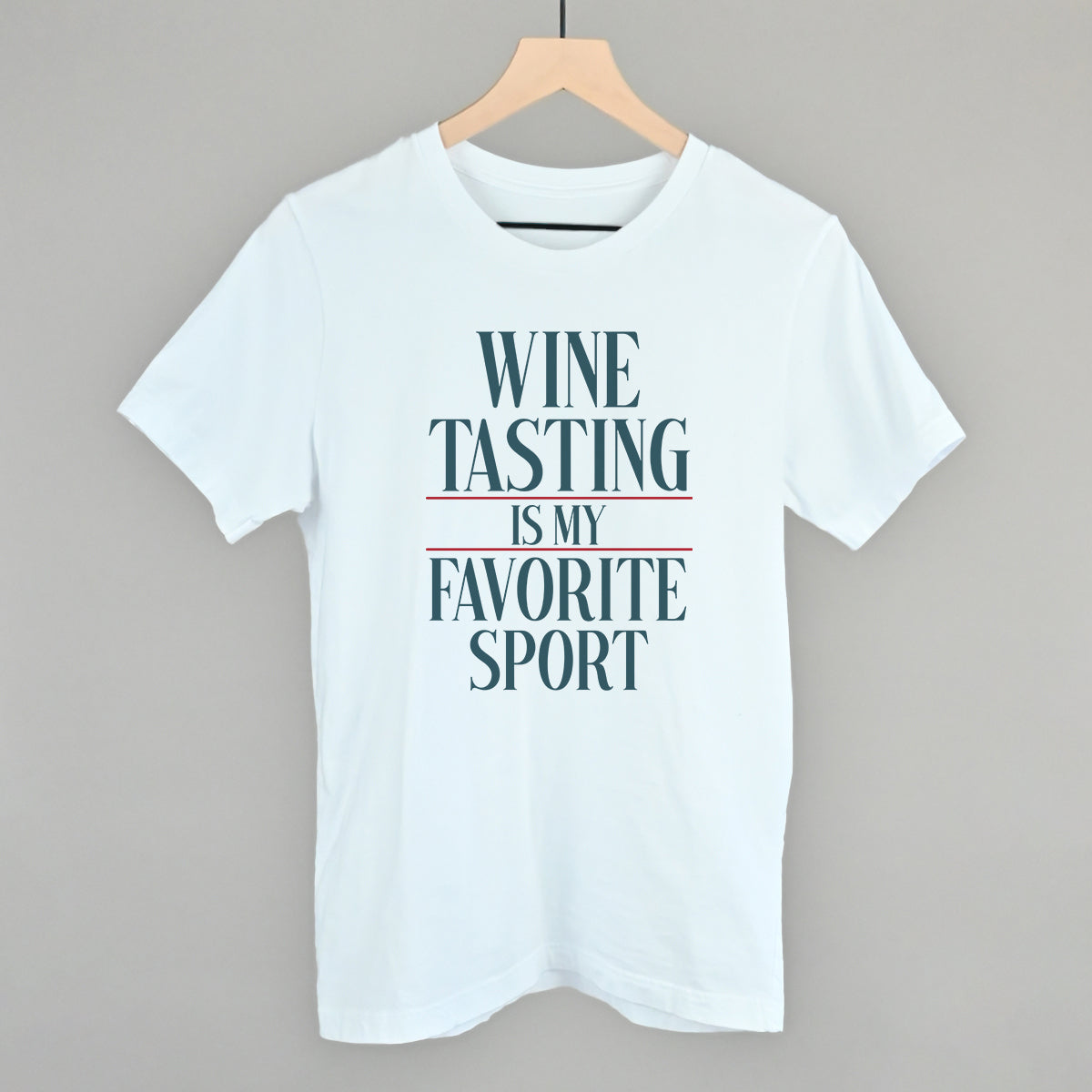 Wine Tasting Is My Favorite Sport - Sweatshirt, Oatmeal - Bexa Boutique