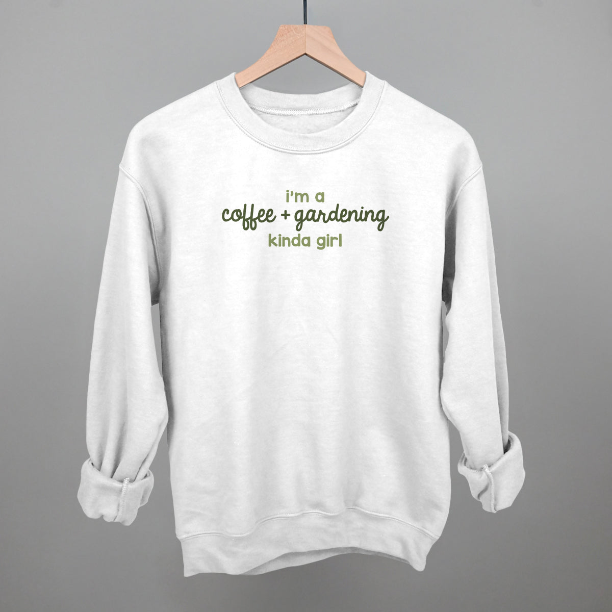 I'm A Coffee + Gardening Kinda Girl - Tee, Natural - Bexa Boutique