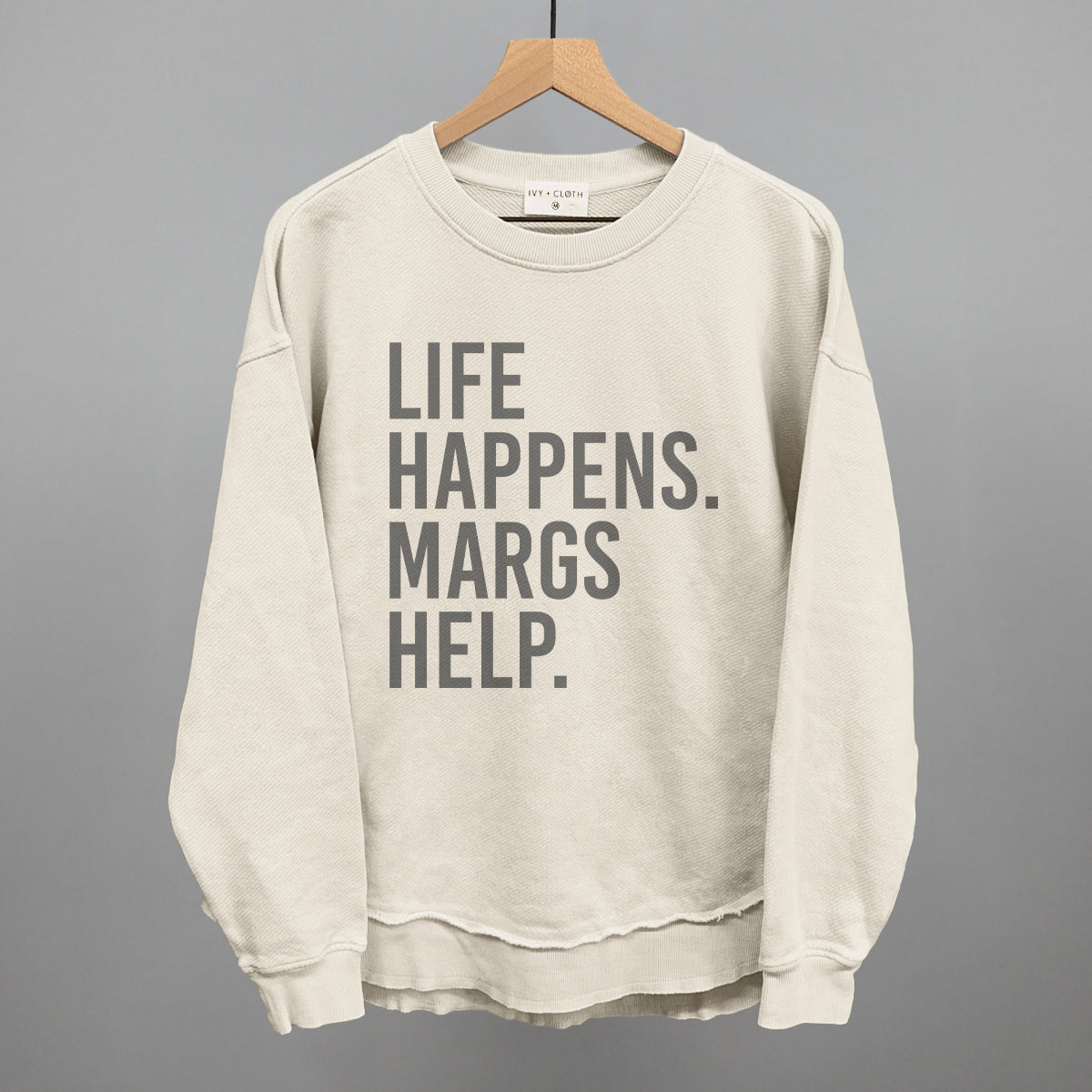 Life Happens Margs Help - Tee, Natural - Bexa Boutique
