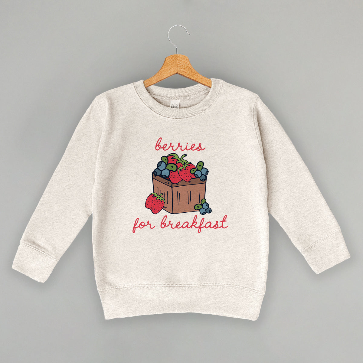 Berries For Breakfast (Kids) - Toddler Tee, Pink - Bexa Boutique