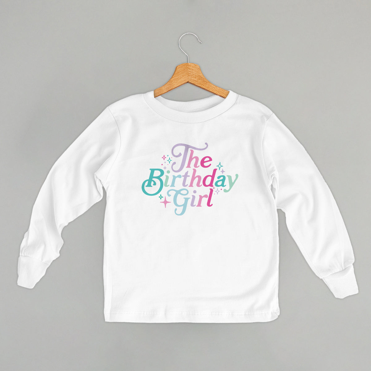 The Birthday Girl Sparkles (Kids) - Toddler Tee, Natural - Bexa Boutique