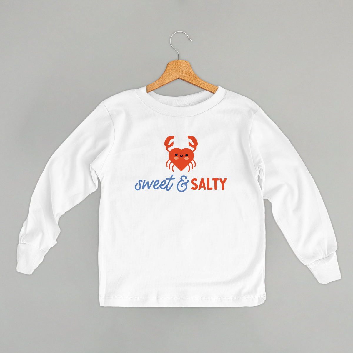 Sweet & Salty Crab (Kids) - Toddler Tee, Natural - Bexa Boutique
